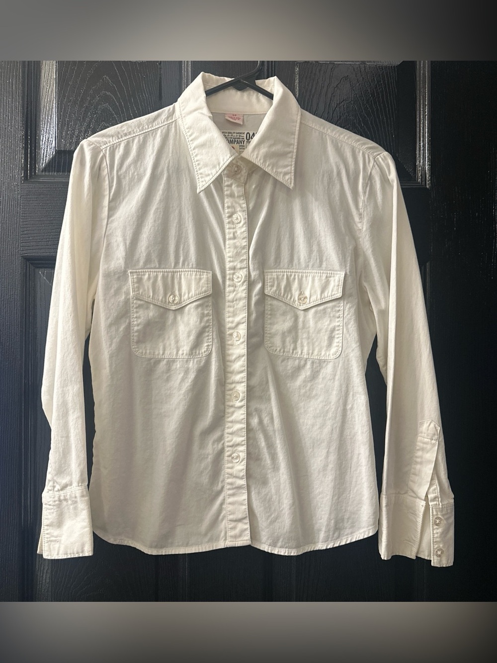 Guess Company Classic Stretch Women’s White Button-Up Shirt S/P Preowned